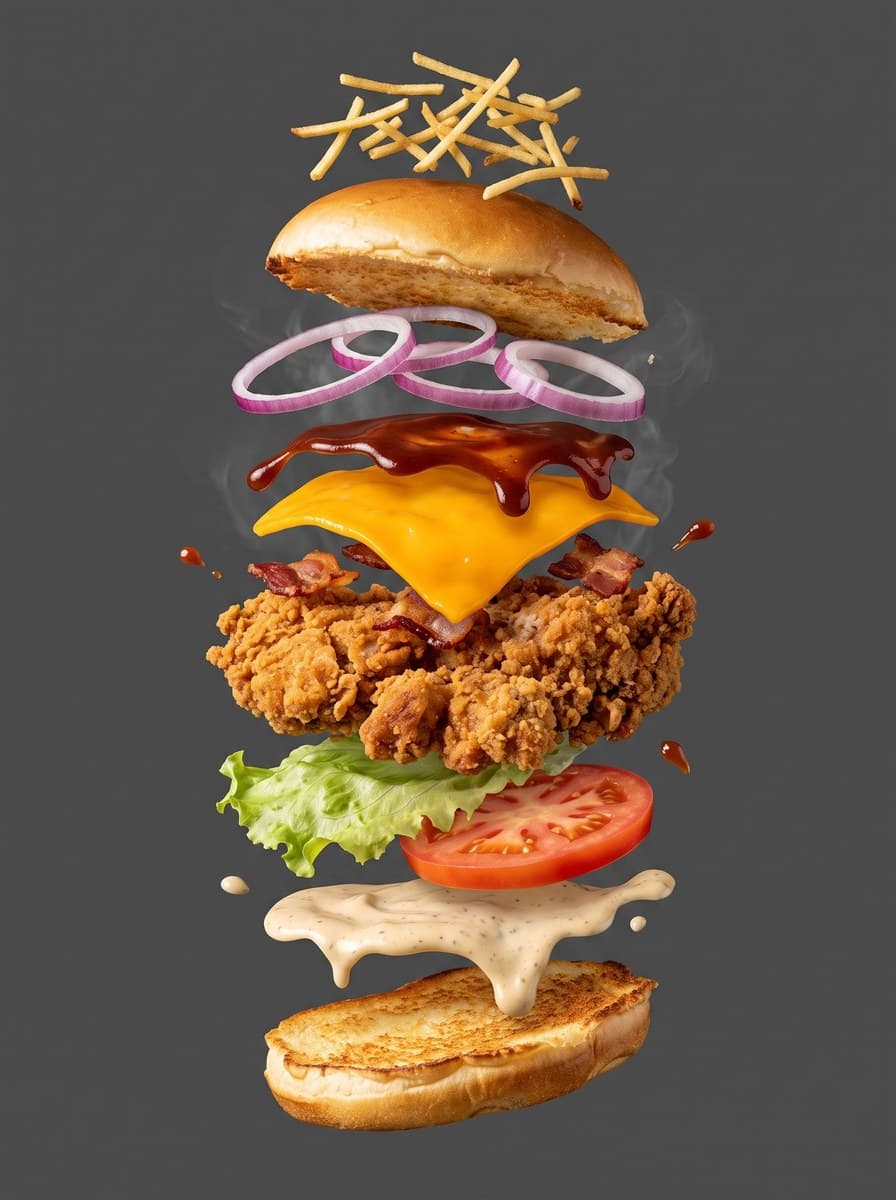 Ingredientes do Super Chicken CQSabe à mostra